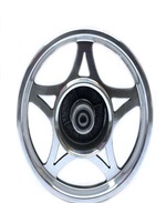 Car wheel powder coating